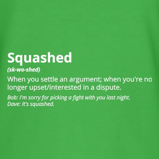 Squashed Definition t shirt