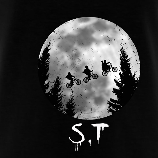 Stranger Things Moon t shirt
