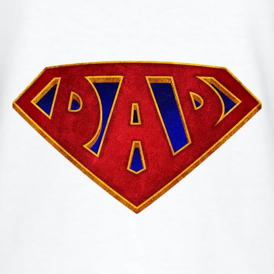 Super Dad Badge t shirt