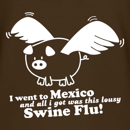 I Went To Mexico And All I Got Was This Lousy Swine Flu! t shirt