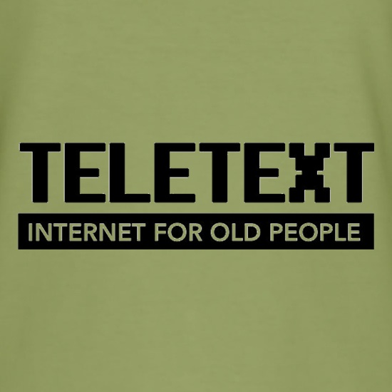 Teletext Internet For Old People t shirt