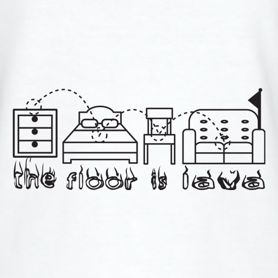 The Floor is Lava t shirt