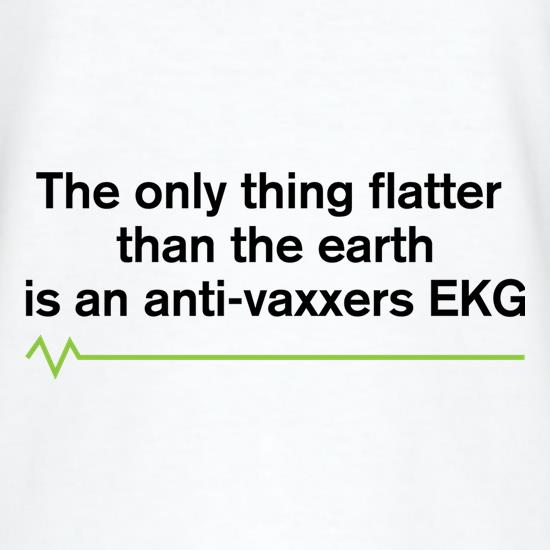 The Only Thing Flatter Than The Earth t shirt