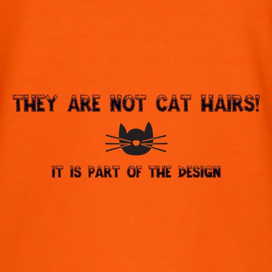 They are NOT Cat hairs, it is part of the design t shirt