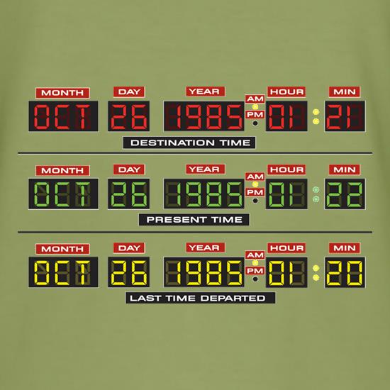 Time Machine Circuits t shirt