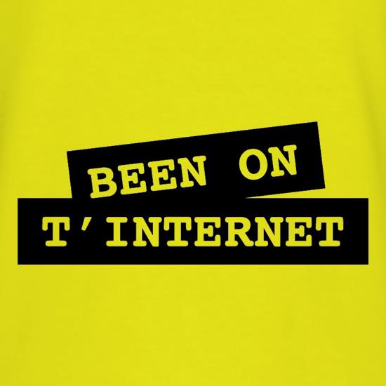 Been on t-internet t shirt