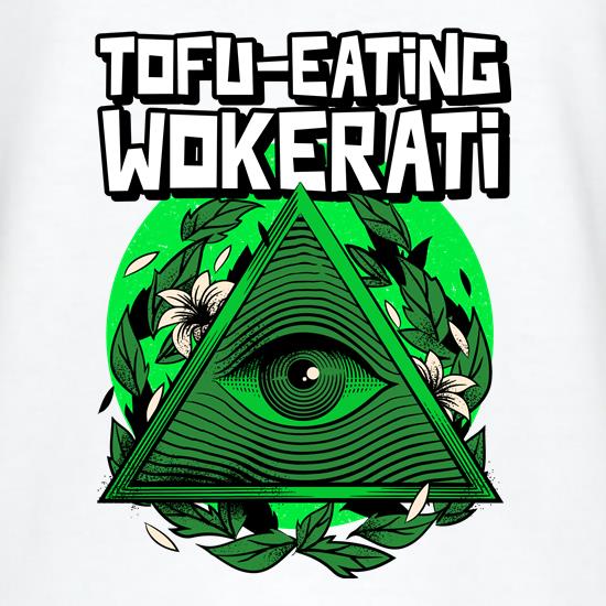 Tofu Eating Wokerati t shirt