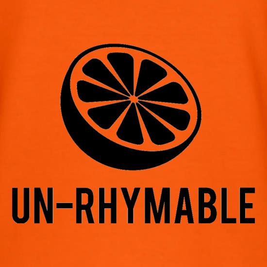Un-Rhymable t shirt