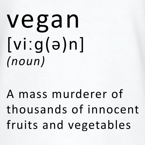 Vegan Definition t shirt