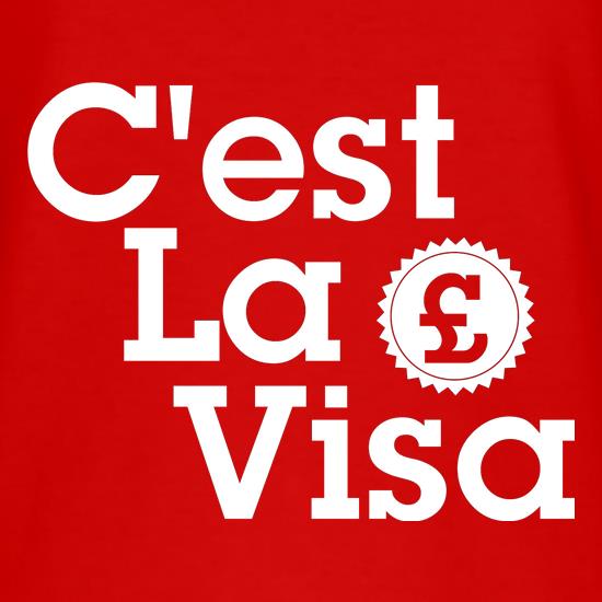c'est la Visa t shirt