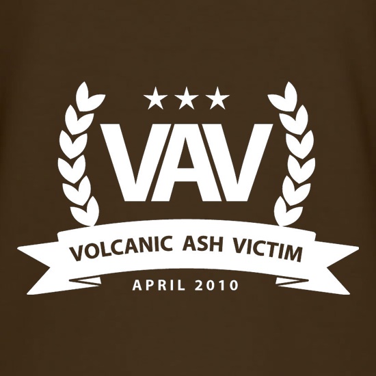 Volcanic Ash Victim t shirt