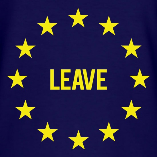 Vote EU Leave t shirt