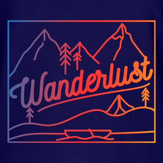 Wanderlust t shirt