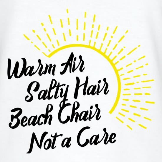 Warm Air, Salty Hair t shirt