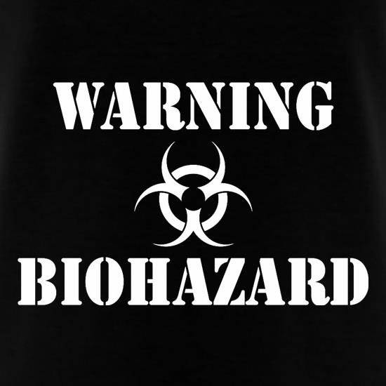 Warning Biohazard t shirt