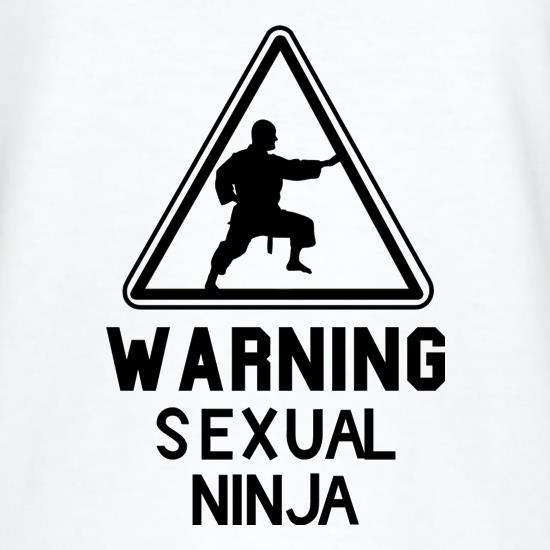 Warning Sexual Ninja t shirt