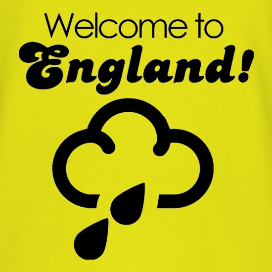 Welcome To England! t shirt