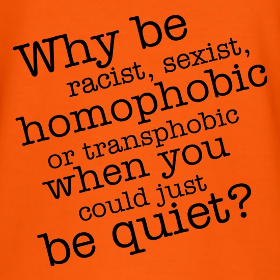 Why be... t shirt
