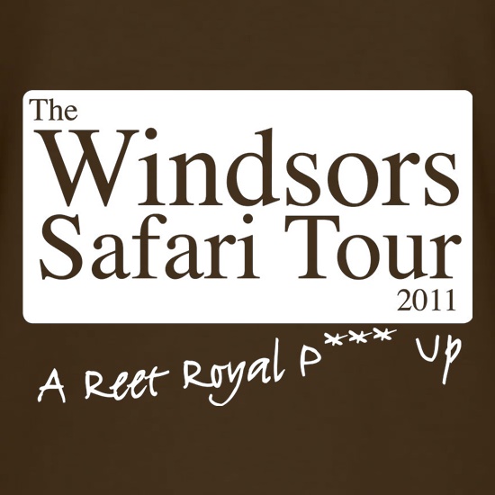 The Windsors Safari Tour 2011 t shirt