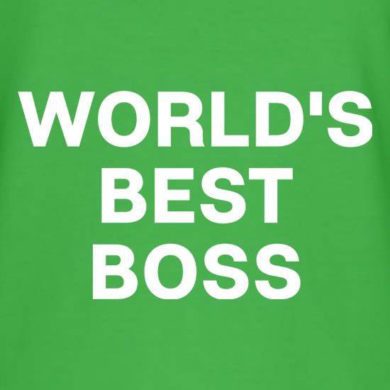 World's Best Boss t shirt