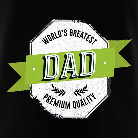 World's Greatest Dad Premium Quality t shirt