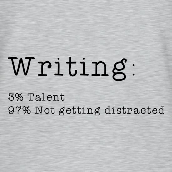 Writing : 3 Percent Talent t shirt