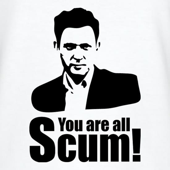 Jeremy Kyle - You Are All Scum! t shirt