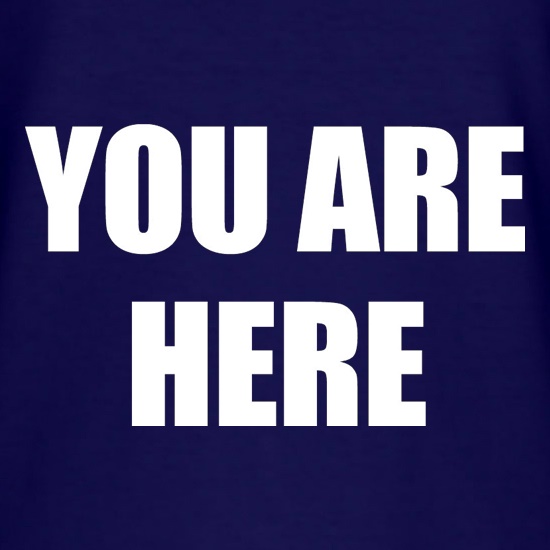 You Are Here - John Lennon t shirt