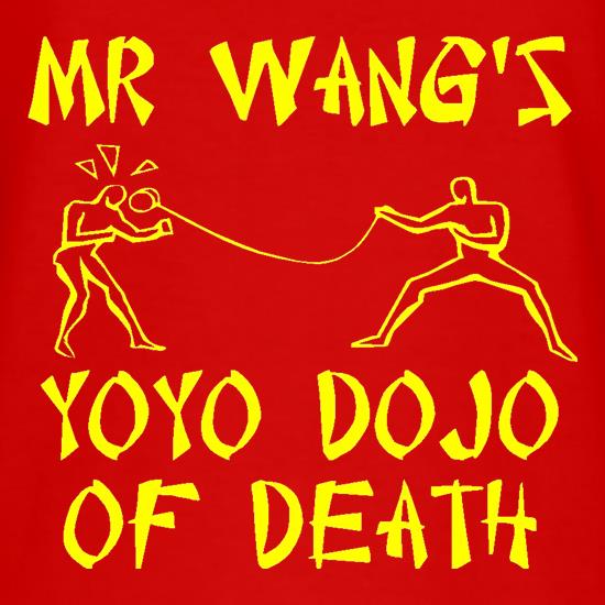 Mr Wang's yoyo dojo of death t shirt