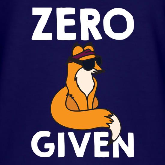 Zero Fox Given t shirt