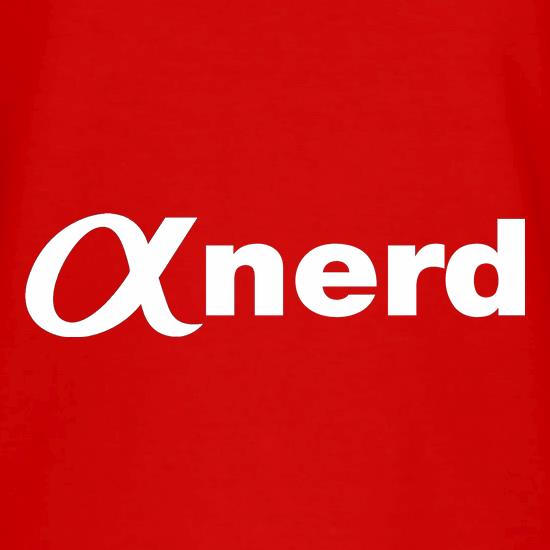 Alpha Nerd t shirt