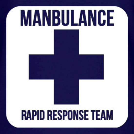 Manbulance Rapid Response Team t shirt