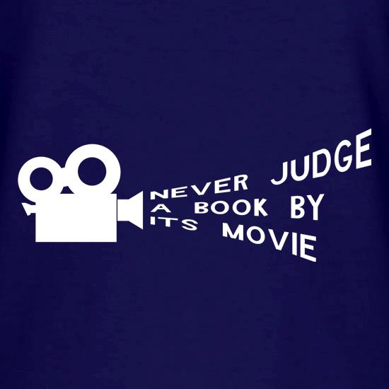 never judge a book by it's movie t shirt